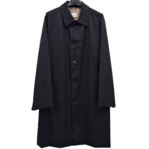 버버리 HIGHBRIDGE 개버딘 남자 트렌치 카 코트 블랙 8070984