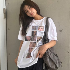 [팬시클럽] 데미지 피어리스 티 (WHITE) F26QB050 F26QB050WH