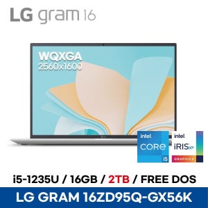 LG전자 LGgram 16ZD95Q-GX56K - 16GB 2TB ED