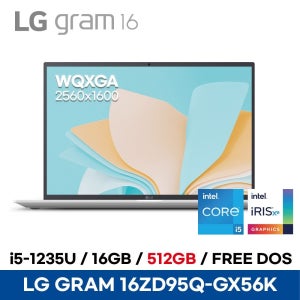 LG전자 LGgram 16ZD95Q-GX56K - 16GB 512GB ED