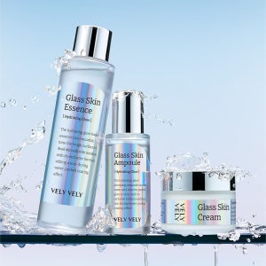 블리블리 글래스스킨 톤업 글로우 에센스+앰플+크림 세트