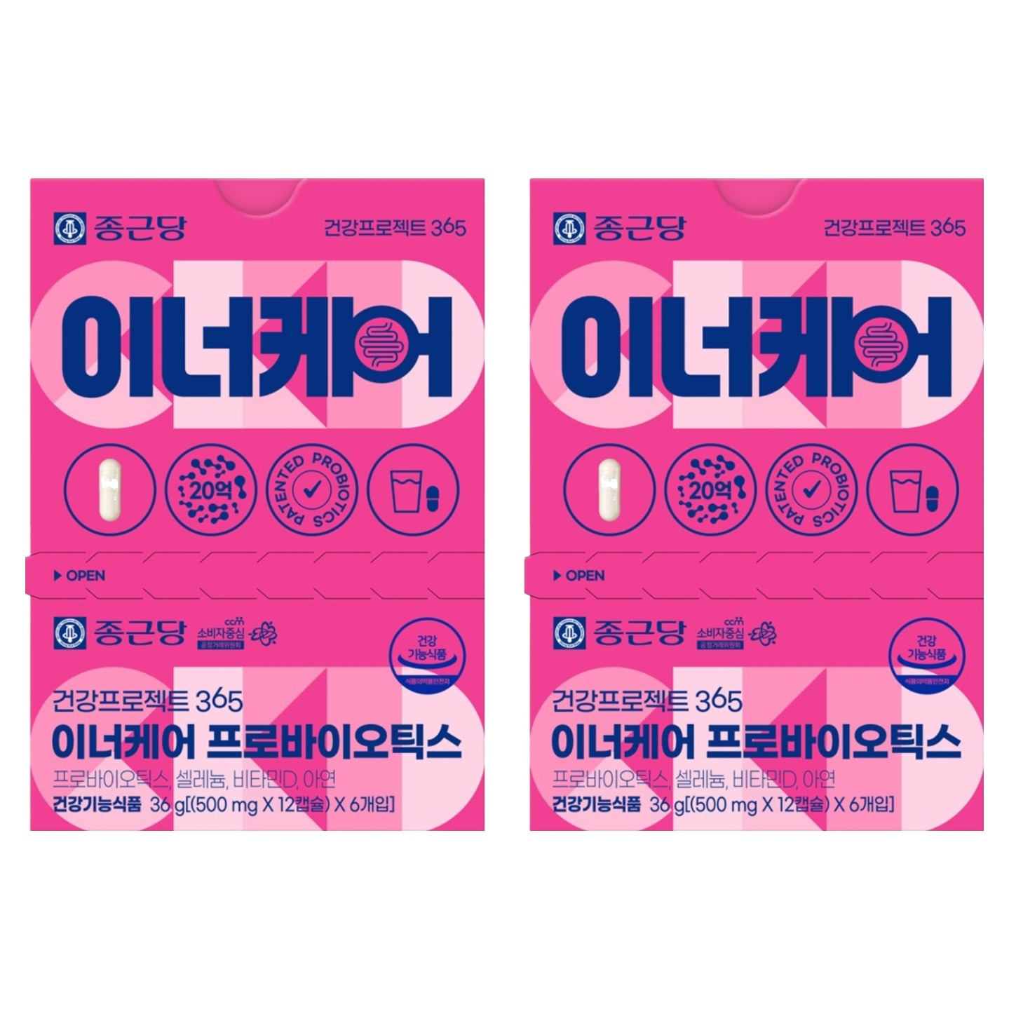 건강프로젝트 365 이너케어 프로바이오틱스