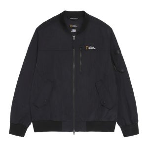 내셔널지오그래픽 N262MJP930 미노우 소매포켓 홑겹 항공점퍼 BLACK