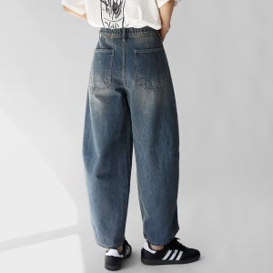 빈티지 커브드 데님팬츠