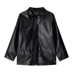 FAUX LEATHER JACKET
