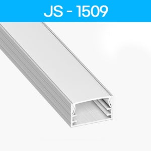 LED 방열판 직부형 JS-1509 LED바 사각형 화이트 프로파일