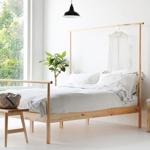 마켓비 VIENA 원목침대 퀸 150200 자작나무 9154.2723