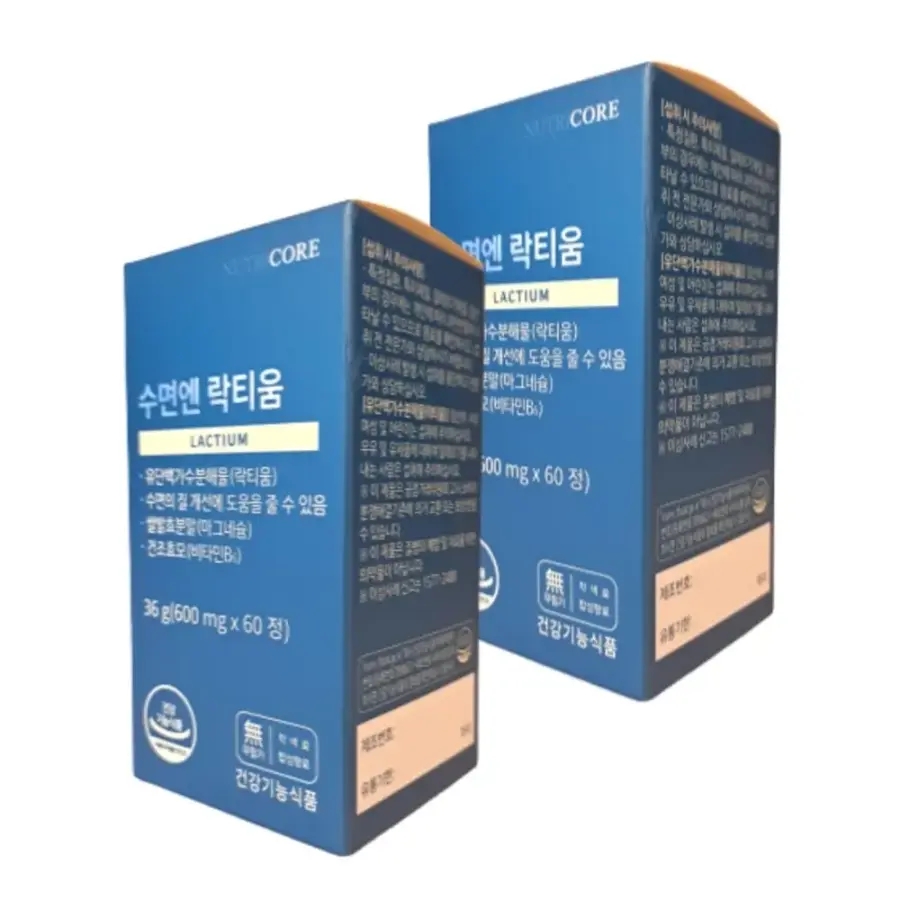 뉴트리코어 락티움 수면엔 건강 NCS <b>유단백가수분해물</b> 수면앤수면 약2개월분 DJ