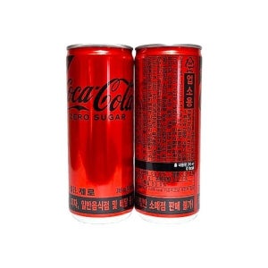 케이티알파쇼핑 코카콜라 제로 업소용 탄산음료 캔음료 245ml x 20개 /s