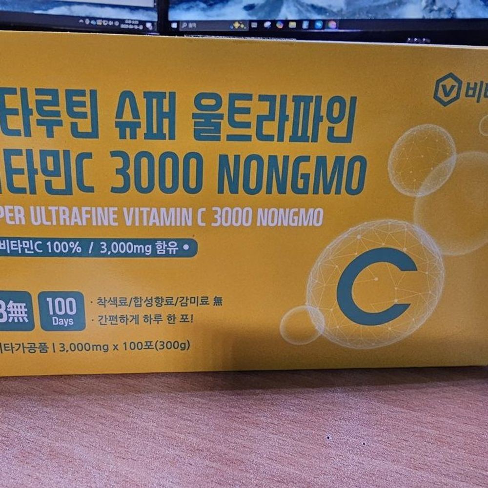 피부미용 <b>면역력</b> 증진 항산화 고함량 비타민C 비타민C 100포 1개