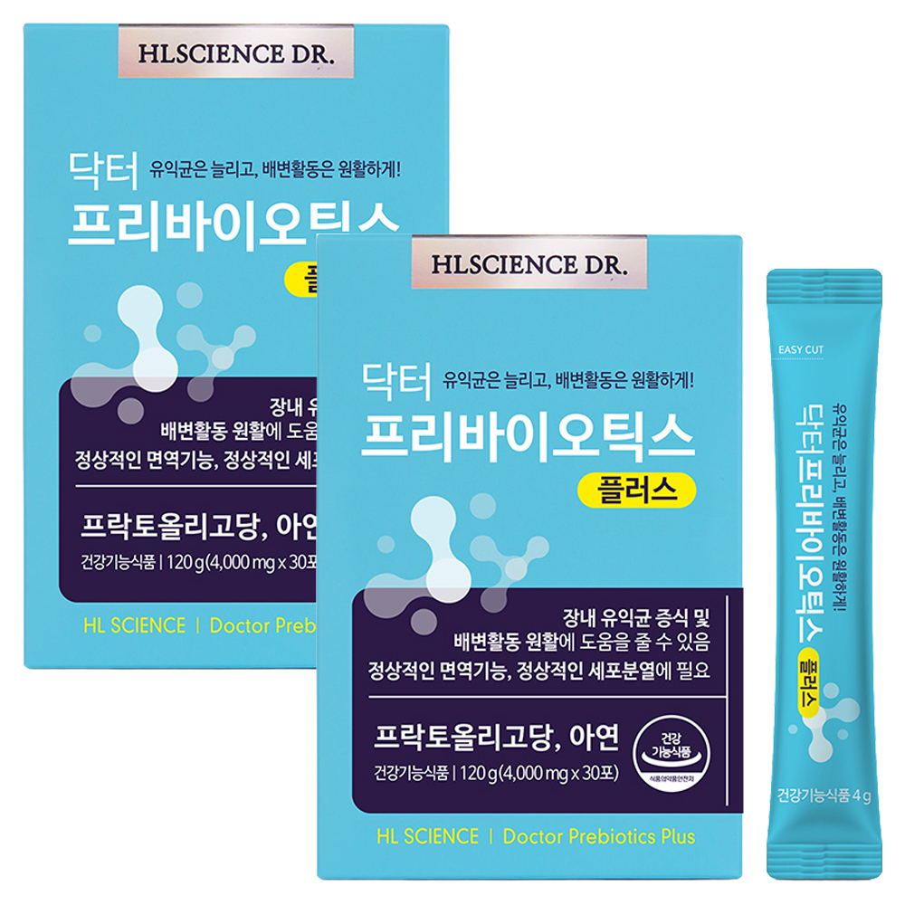 <b>에이치엘사이언스</b> 닥터프리바이오틱스 플러스 유산균 30p
