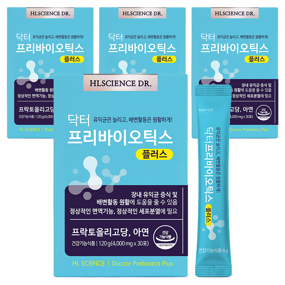 <b>에이치엘사이언스</b> 닥터프리바이오틱스 플러스 유산균 30p