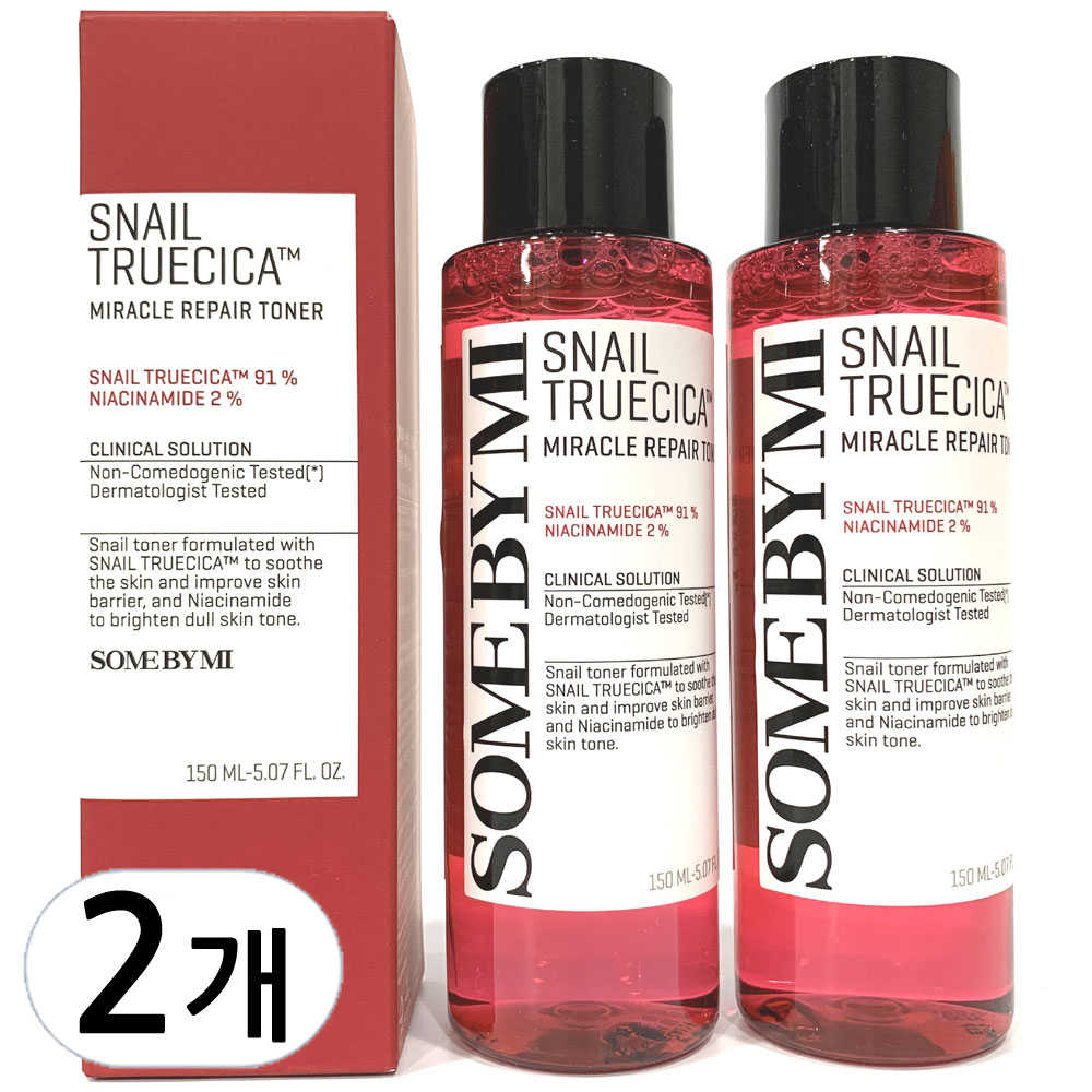 썸바이미 스네일 트루시카 미라클 리페어 토너 150ml 2개(1+1)
