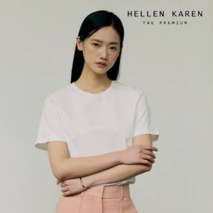 헬렌카렌 더프리미엄 [런칭가 79,900] 26SS 기자코튼100 반팔 티셔츠 4종