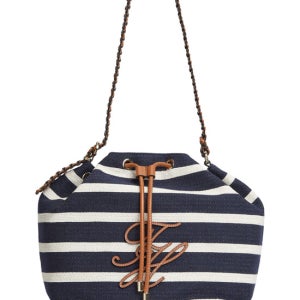 타미힐피거 우먼 Th 로고 위빙 버킷백 T22G1ABG058WT10GY