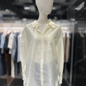 리스트 시스루 오픈 카라 셔츠 TWWSTP72050
