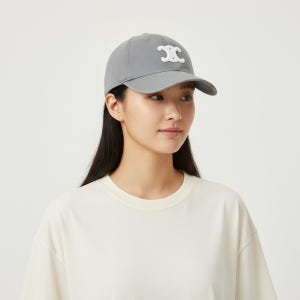 셀린느 봄쇼핑찬스 SS25 여성 트리옹프 워시드 볼캡 2AUT6234X 06BZ