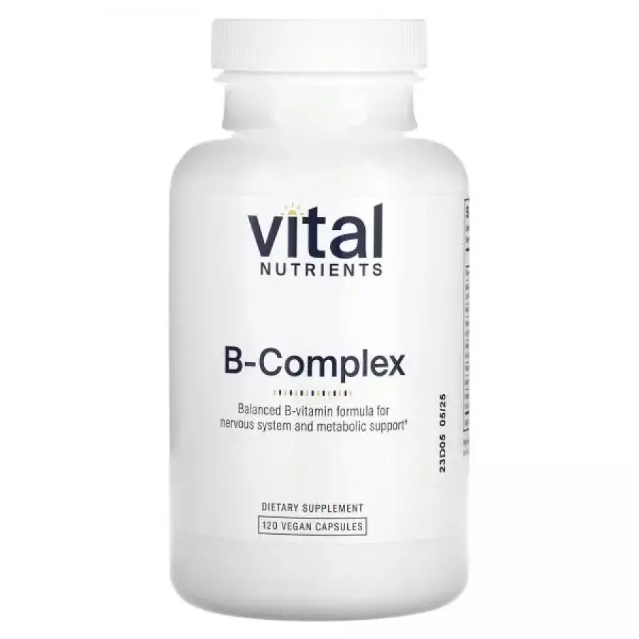 Vital Nutrients, B-복합체, 베지 캡슐 120정