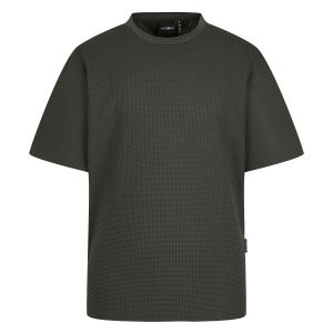 [하이드로겐] 남성 와플 반팔 티셔츠 H11F2TR215_GY