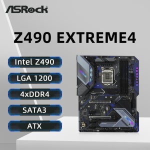 ASRock Z490 EXTREME4 마더보드 지원 i9-11900K 10900 i7-11700F 10700 i5-11600K 10400 LGA1200 DDR4 4266MHz M.