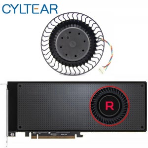 BFB1012SHA01 BV5 RX VEGA56 VEGA64 쿨러 선풍기, AMD XFX Radeon RX VEGA 64 56 실버 그래픽 카드 선풍기