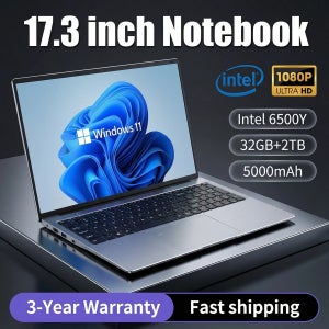 신형 17.3인치 대형 화면 노트북 16GB 512GB 인텔 6500Y 윈도우 11 경량 휴대용 고화질 디자인 사무용 노트북