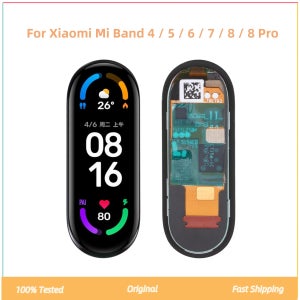 Xiaomi Mi Band 4 / 5 / 6 / 7 / 8 / 8 Pro 디지타이저 전체 조립 손목 밴드 팔찌 시계 수리 부품 용 LCD 화면