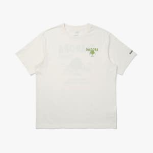[디아도라] 테니스볼 그래픽 반팔 티셔츠 OFF WHITE D5221LRS65OWH