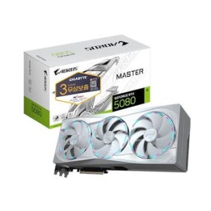 GIGABYTE AORUS 지포스 RTX 5080 MASTER ICE D7 16GB 피씨디렉트