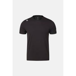[데상트]홍태준 착용 러닝 소프트 폴리 반팔 티셔츠 블랙 SR223RTS43 BLK0_BLACK SR223RTS43_BLK0