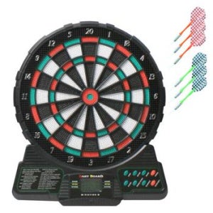 아트박스/디자인에버 중형 벽걸이 전자 다트 게임 보드게임 다트핀 포함