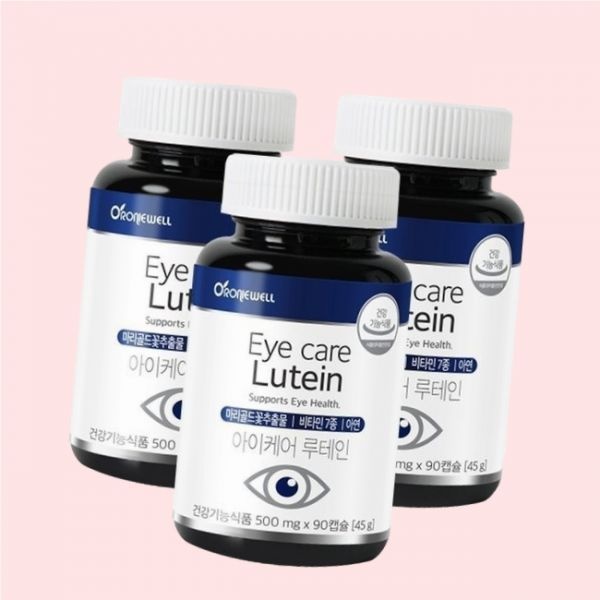 로니웰 아이케어 루테인 90캡슐 x 3개 (총 9개월분) 4581864