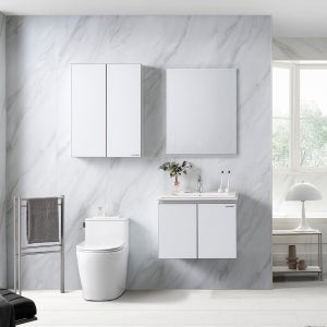 한샘 이지바스5 화이트 카라라 공용욕실