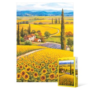 퍼즐라이프 500피스 직소퍼즐 해바라기 평원 2
