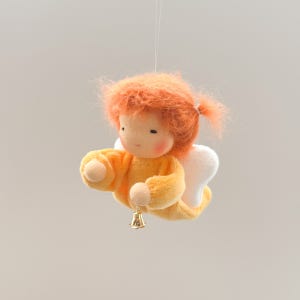 출산선물 아기방 인테리어 미니천사 모빌 발도르프인형, 오마이돌