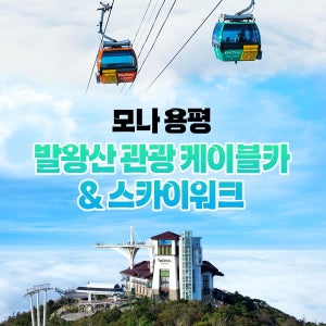 모나용평 [평창] 모나용평 발왕산 관광케이블카(7/1~10/31)
