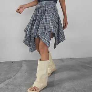 언발체크랩스커트-sk