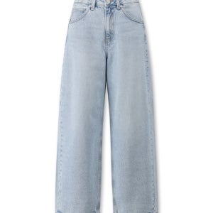 여성 커브드 데님 팬츠