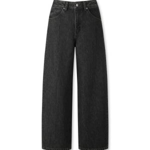 여성 커브드 데님 팬츠