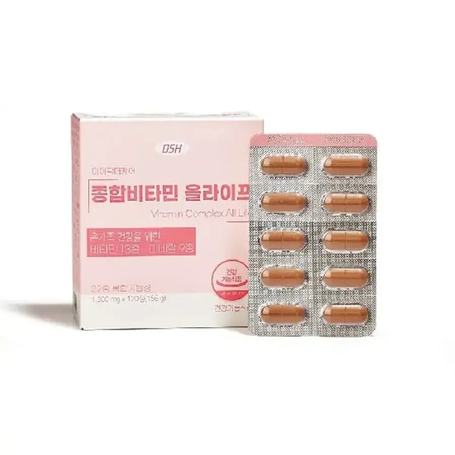 DSH <b>마이닥터케어</b> 종합<b>비타민</b> 올라이프 2박스(4개월분)