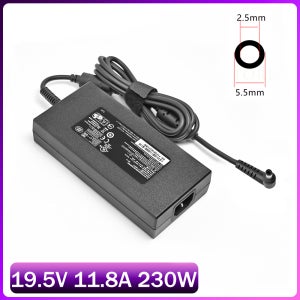 Chicony 19.5V 11.8A A12-230P1A A17-230P1A A230A012L MSI P65 CREATOR GS75 STEALTH 노트북 용 230W AC 어댑터 충