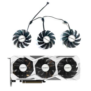 기가바이트 지포스 RTX 2070 2080 슈퍼 게이밍 그래픽 카드 냉각 팬 82MM T용 128015 SU PLA09215S12H GPU 쿨러