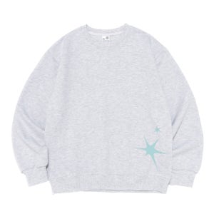 [613서울] 스타 스팟 포인트 맨투맨 (라이트 그레이) SE26SSF0402