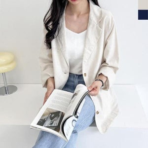 다잇템 여자 클래식 외투 데일리 마원단 SS 자켓 (16580490A)