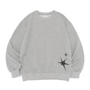 [613서울] 스타 스팟 포인트 맨투맨 (그레이) SE26SSF0401