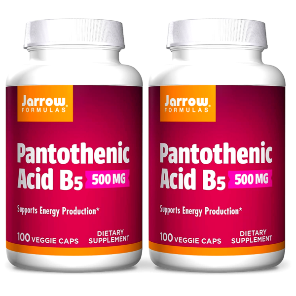 자로우 판토테산 B5 500mg 칼슘 베지캡슐 100정 2병세트 JRW-18010