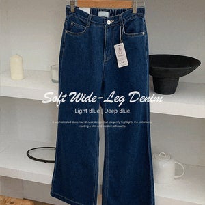 6007 소프트 맥시 와이드핏 데님 (2 color) 히든밴딩