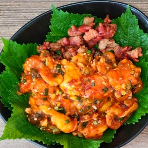 [통영직송-무배]싱싱한 멍게무침 1팩 330g / 매콤양념 멍게젓