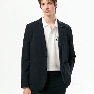 TOMMY HILFIGER MEN 텍스처드 싱글 블레이저 T12G0WJB790ML1C1G