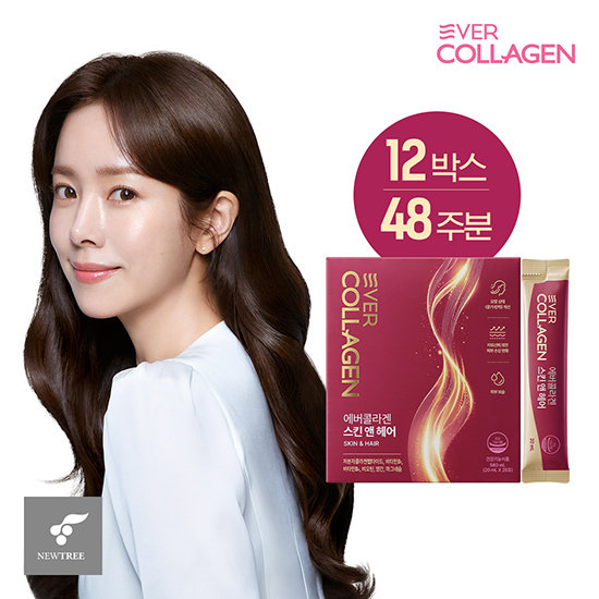 에버콜라겐 스킨앤헤어 12박스 헤어콜라겐 모발콜라겐 TV상품